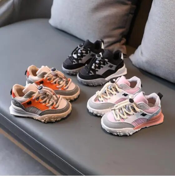 2022 Tenisice za dječake 3 boje Udobne prozračne cipele za djevojčice za djecu Sportske dječje tenisice za trčanje Modne cipele za malu djecu