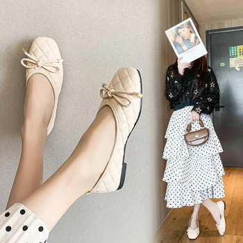 2022 Горещи разпродажби Летни балетни обувки за жени Балетни обувки без ток Мокасини мокасини Дамски обувки с приплъзване Дамски равни обувки