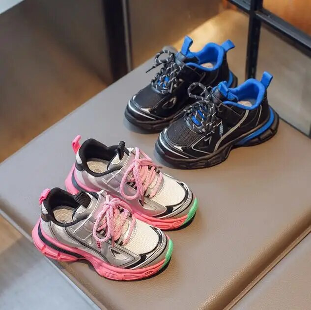 Tüdrukute sügistossud 2023 Laste tennise spordijalatsid Hingavad poiste jooksujalatsid Pehme põhjaga libisemiskindlad beebijalgpallijalatsid