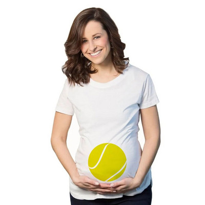 Majica za trudnice Nova odjeća za dojenje Lubenica Košarkaški uzorak Print Modne majice za trudnice Trendy Mom Smiješne majice