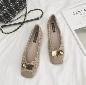 Cipele za uredske dame Proljeće/jesen Plitke metalne dekoracije Ravne cipele Ženske lagane ženske cipele Zapatos De Mujer Mokasine