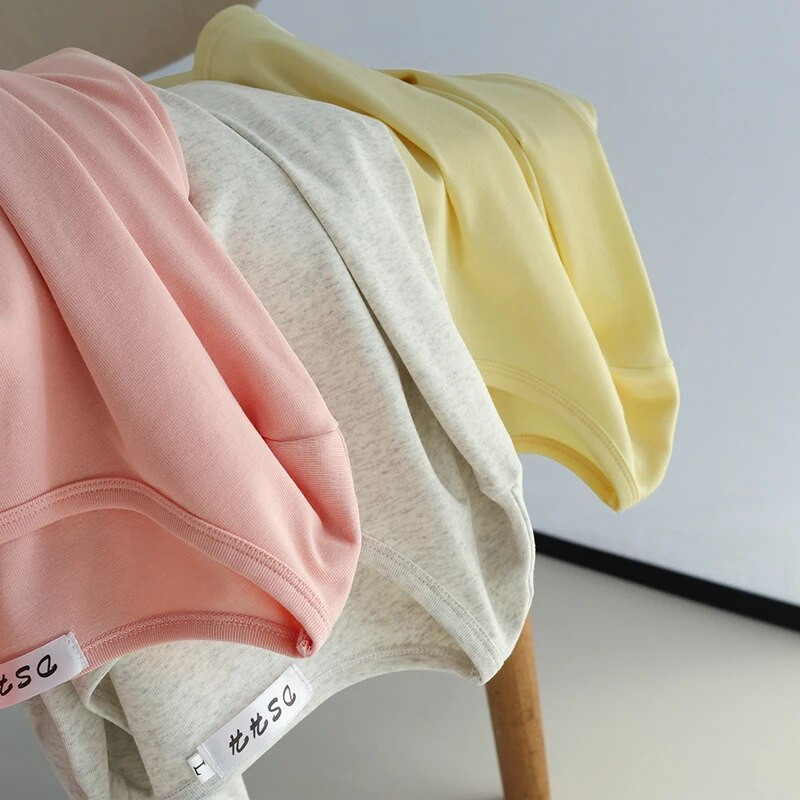 Postporođajna odjeća za dojenje Jesenska odjeća Majice s O-izrezom za kućno hranjenje Pamučna jednobojna odjeća za majke 3978