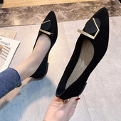 Jednostruke ženske cipele 2023. Nova vruća moda proljeće ljeto Lagane ženske cipele s plitkim ustima, ravne cipele sa šiljatim potplatom