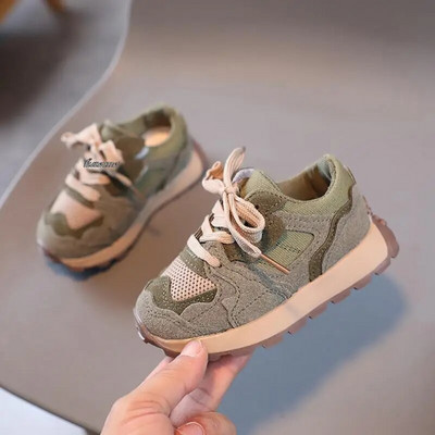 Dječja obuća Proljetne cipele Green Board Ravne cipele Modne tenisice za dječake Dječje tenisice s mekim dnom Vel. 26-36