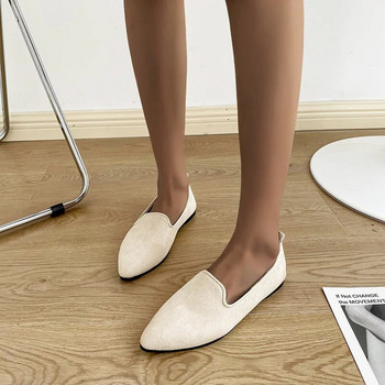 2022 Fashion Slip on Loafers Breathable Stretch Ballet Shallow Flats Γυναικεία παπούτσια για βάρκα με μαλακό κάτω και μυτερό κάτω μέρος Zapatos De Mujer