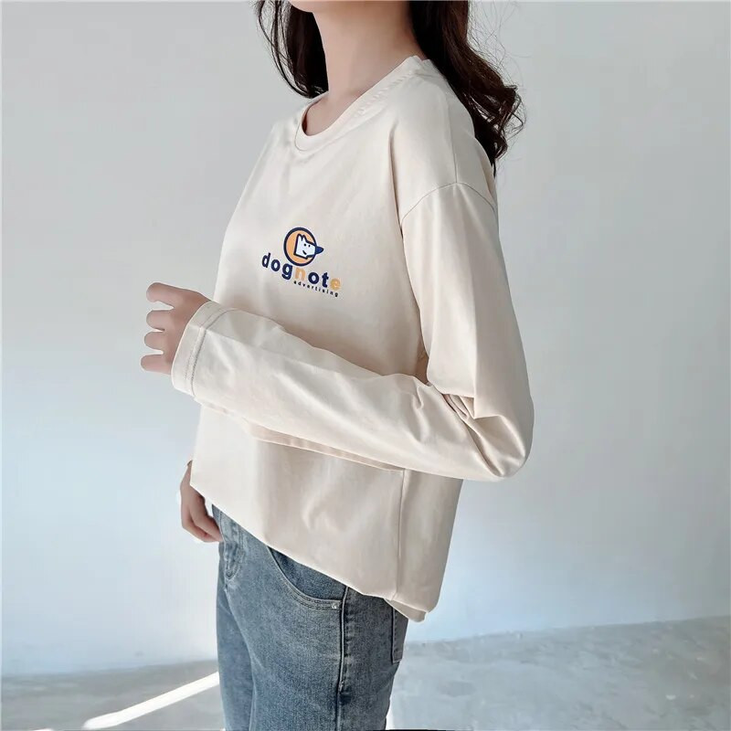 Široka proljetna majica dugih rukava od čistog pamuka Majica kratkih rukava za dojenje Odjeća za trudnice za buduće majke 2120