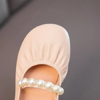 2023 New Spring Παιδικά Flat Pearl PU Δερμάτινα Παπούτσια Παιδικά Βρεφικά Παπούτσια Princess Άνετα Flats Σανδάλια Μαλακή σόλα