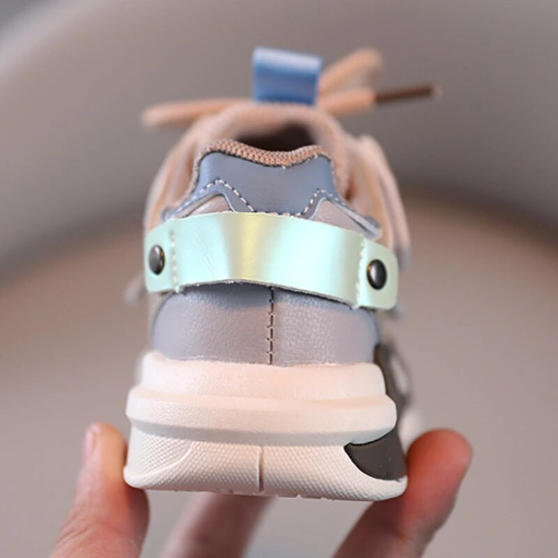 Laste Tenis Spordijalatsid Kevad-Sügis Uus mood Hingavad lapsed Poisid Tüdrukud Libisemiskindlad vabaaja tossud Beebi väikelaste jalanõud