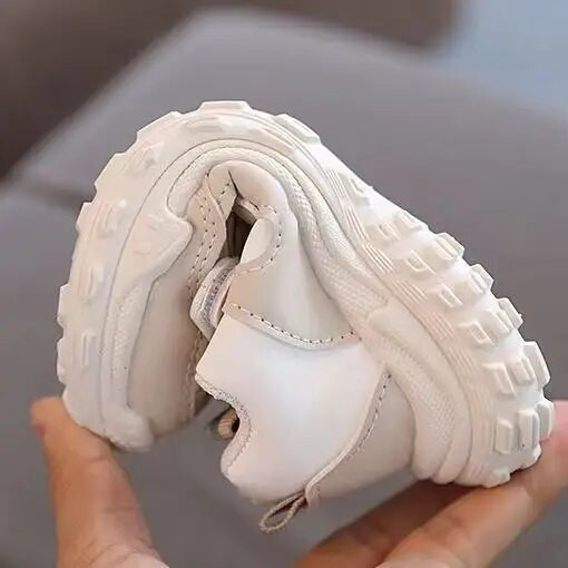 Gyermek bőr alkalmi tornacipők Tipegő fiúk lányok sportcipők gyerek uniszex tanulók iskolai cipők 3-6 éves korig őszi tavaszi tenisz