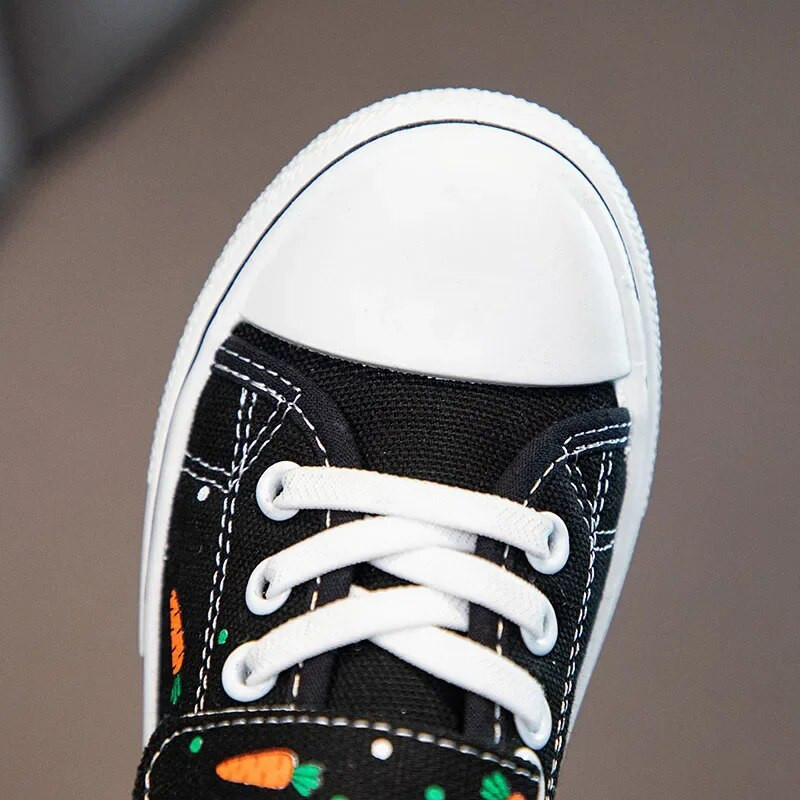 Djeca Djevojčice Platnene cipele s printom Ležerne tenisice Trčanje Sport Tenis Ružičasto crne 4 do 12 godina Dječje cipele za djevojčice Besplatna dostava