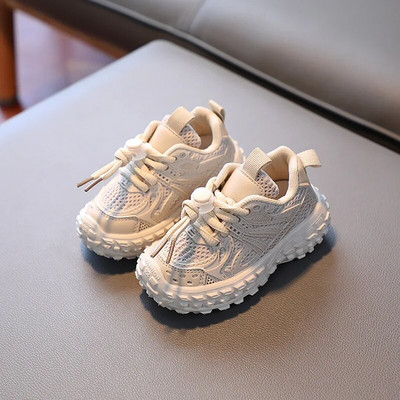 Tipegő cipő fiúknak Lányoknak Légáteresztő hálós kisgyerekek Alkalmi tornacipők Csúszásmentes gyerekcipők Sportcipők Gyerekcipők Fiúk Lányok