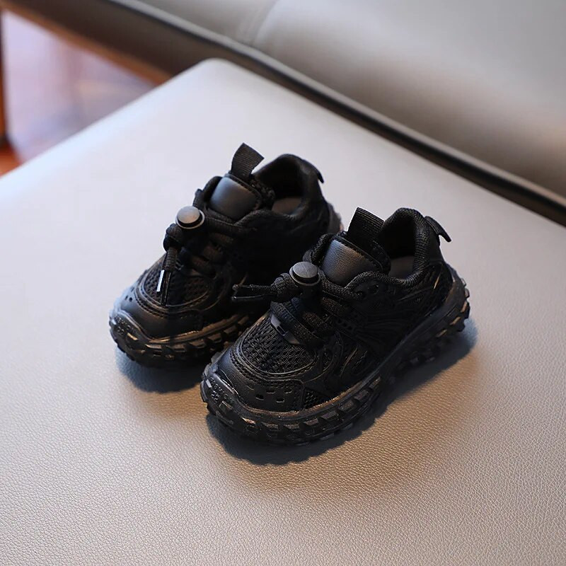 Tipegő cipő fiúknak Lányoknak Légáteresztő hálós kisgyerekek Alkalmi tornacipők Csúszásmentes gyerekcipők Sportcipők Gyerekcipők Fiúk Lányok