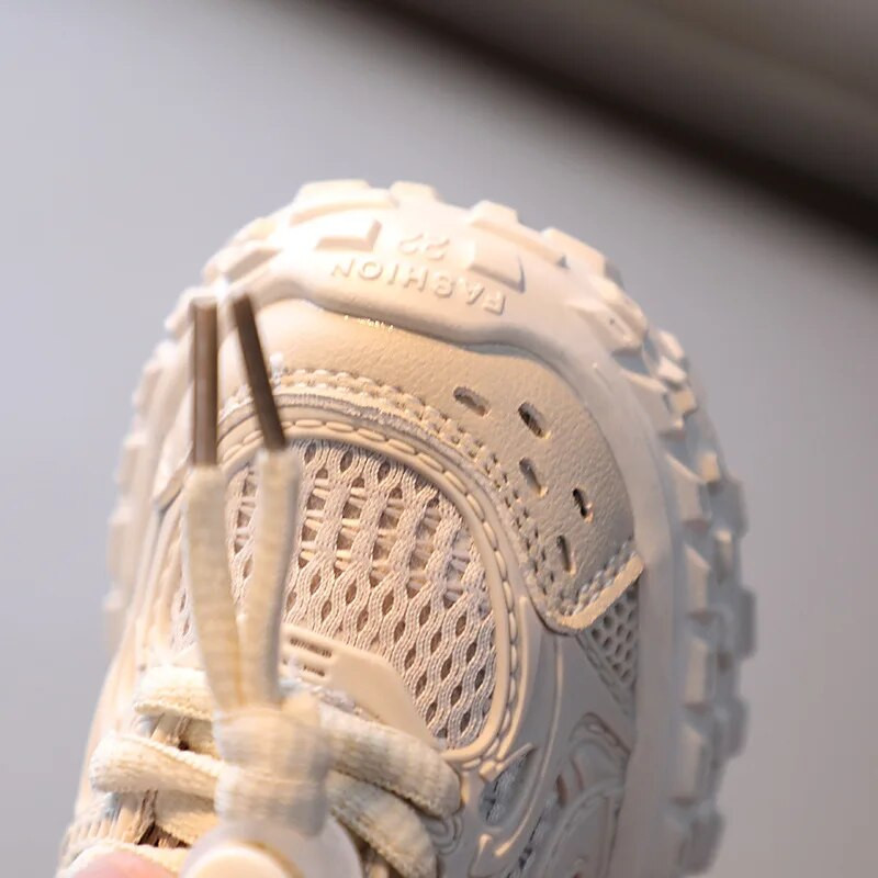 Tipegő cipő fiúknak Lányoknak Légáteresztő hálós kisgyerekek Alkalmi tornacipők Csúszásmentes gyerekcipők Sportcipők Gyerekcipők Fiúk Lányok