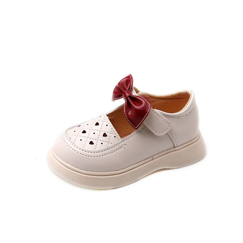 Proljeće ljeto Kožne cipele za djevojčice 2023 Nove cipele za princeze s mašnom Studentske modne izvedbe Dječje cipele H581