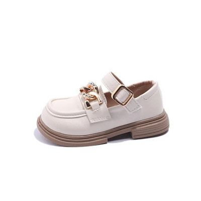 Sweet Girl Princess Nahast kingad Sügisesed jalatsid Uued lihtsad libisemiskindlad tüdrukute vabaaja kingad H965