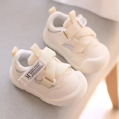 Nauji spyruokliniai batai kūdikiams, 0-3 metų kvėpuojantys vaikščiojimo batai berniukams Minkšto pado neslystantys bateliai mergaitėms Tide Vaikiški batai кроссовки детские