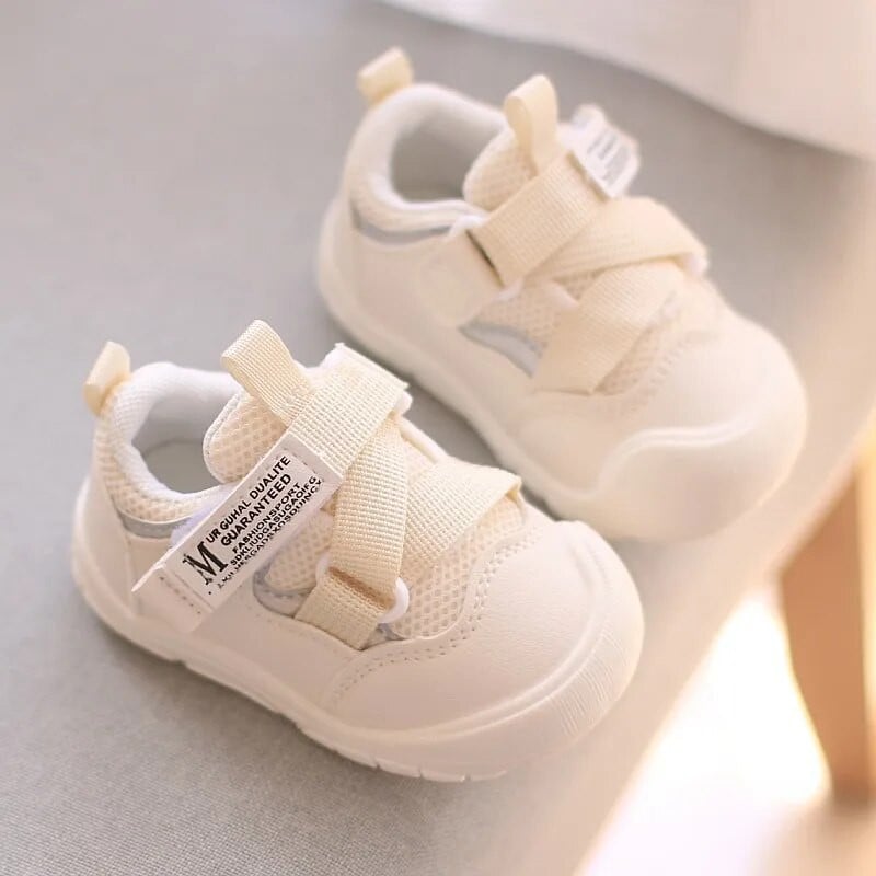 Nauji spyruokliniai batai kūdikiams, 0-3 metų kvėpuojantys vaikščiojimo batai berniukams Minkšto pado neslystantys bateliai mergaitėms Tide Vaikiški batai кроссовки детские