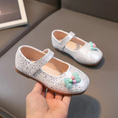 Meiteņu apavi ar banti Mīksti Ērti Bērnu Apavi Vientuļajiem Apaviem Bērniem Ikdienišķi apavi Pavasaris Rudens Jauns H765