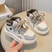 Dječje cipele za dasku Tenisice za dječake Proljeće Jesen Novo Neklizajuće cipele za slobodno vrijeme s crtanim filmovima Prozračne tenisice s mekim potplatom za dječake