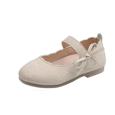 Nove dječje kožne cipele Modne dječje cipele s mašnom za djevojčice Mekane udobne cipele za slobodno vrijeme H824