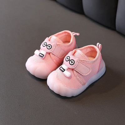 Cipele za djevojčice Prozračne mrežaste tenisice Novorođenčad Dječaci Djevojčice Prvi hodači Dojenčad Mala djeca Mekani potplat Protuklizne dječje cipele
