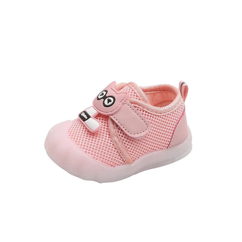 Cipele za djevojčice Prozračne mrežaste tenisice Novorođenčad Dječaci Djevojčice Prvi hodači Dojenčad Mala djeca Mekani potplat Protuklizne dječje cipele