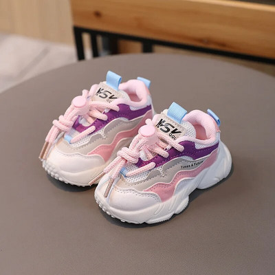 Cipela za bebe Cipela za hodanje za malu djecu Jesenska nova mrežasta tenisica za djevojčice Prozračne tenisice za dječake 0-3 godine Udobna cipela za slobodno vrijeme