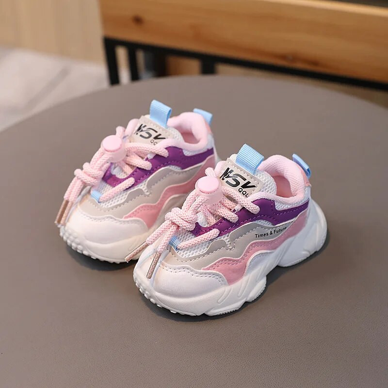 Cipela za bebe Cipela za hodanje za malu djecu Jesenska nova mrežasta tenisica za djevojčice Prozračne tenisice za dječake 0-3 godine Udobna cipela za slobodno vrijeme