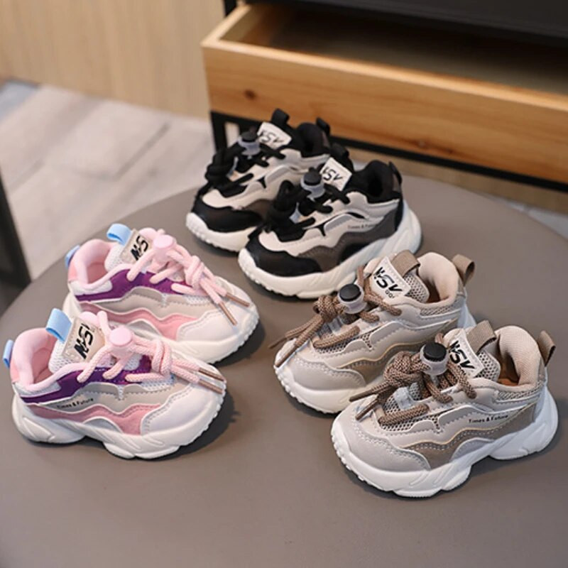 Cipela za bebe Cipela za hodanje za malu djecu Jesenska nova mrežasta tenisica za djevojčice Prozračne tenisice za dječake 0-3 godine Udobna cipela za slobodno vrijeme