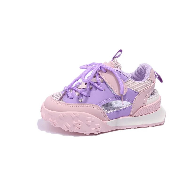Tenis vasaras kedas zēniem meitenēm bērniem elpojošs siets sporta apavu Candy krāsa mīksta zole pret slīdēšanu bērnu apavi ikdienas čības