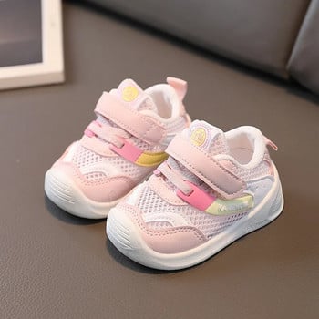 Zapatillas Spring Baby Girl Boy Ежедневни обувки Мека подметка Дишаща нехлъзгаща се Обувка за малко дете Baby Fashion Mesh Kid SneakerTenis Feminino