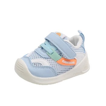 Zapatillas Spring Baby Girl Boy Ежедневни обувки Мека подметка Дишаща нехлъзгаща се Обувка за малко дете Baby Fashion Mesh Kid SneakerTenis Feminino