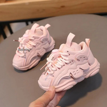 Παιδικά αθλητικά παπούτσια Άνοιξη για αγόρια και κορίτσια Μικρά λευκά ροζ αθλητικά παπούτσια με δίχτυ που αναπνέουν Παπούτσια μαλακές σόλες Βρεφικά παπούτσια για περπάτημα