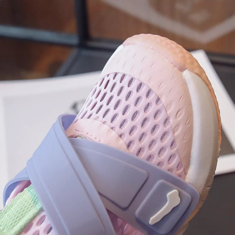 Tenis, dječje tenisice, ležerna obuća za dječake, djevojčice, lagane mrežaste prozračne dječje cipele, mekani potplat, neklizajuće sportske cipele