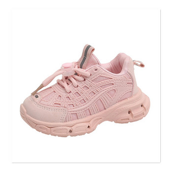 Light up детски спортни обувки 1-3 години 6 детски тенис обувки 2023 есен нови ежедневни обувки за момчета и момичета с т.н.