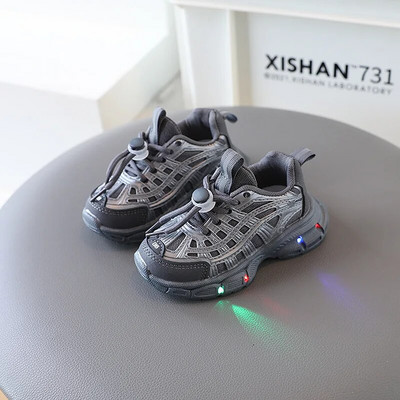 Light up dječje sportske cipele 1-3 godine 6 dječje tenisice 2023 jesen nove ležerne cipele za dječake i djevojčice s tako