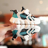 Ljetna dječja modna sportska obuća za dječake 2022., trčanje, slobodno vrijeme, prozračna dječja obuća za van, lagane tenisice, cipele 21-30.