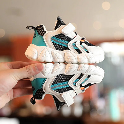 Ljetna dječja modna sportska obuća za dječake 2022., trčanje, slobodno vrijeme, prozračna dječja obuća za van, lagane tenisice, cipele 21-30.