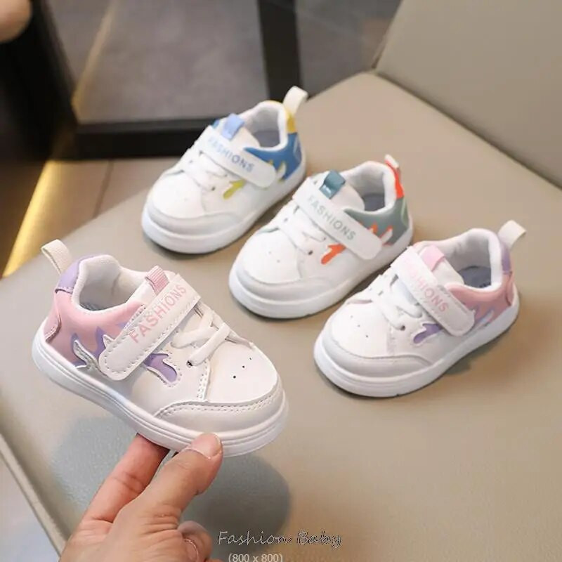 Őszi téli csecsemőlakások első sétálók baba fiúknak sportcipők baba lányoknak légáteresztő divatos tornacipők gyerekeknek szabadtéri szabadidős cipők