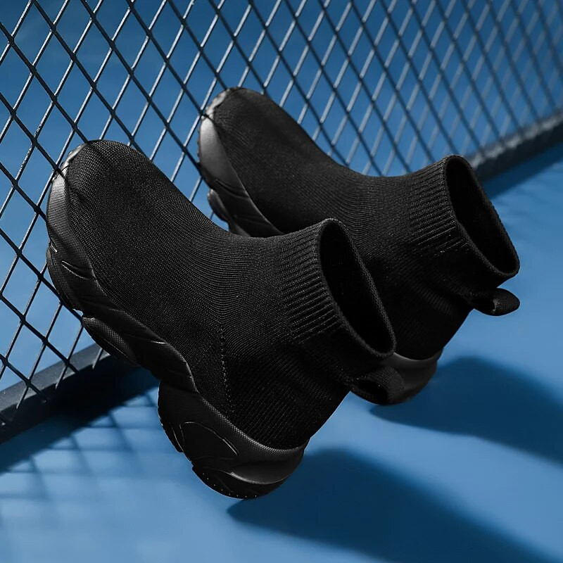 Luksusa apavi Meiteņu kedas Zīmols Melnas Zeķes Sporta kurpes Bērnu Augstas platformas Dizaina Bērnu Tenisa Apavi meitenēm Bezmaksas piegāde