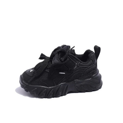 Gyermek tornacipő Rózsaszín légáteresztő alkalmi cipő lányoknak divatos masni vastag talpú gyerekcipő Princess puha csúszásmentes futócipő