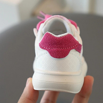 Детски маратонки Детски есенен моден дизайн Нехлъзгащи се ежедневни обувки за момчета Момичета Дишащи маратонки Обувки за открито за малко дете