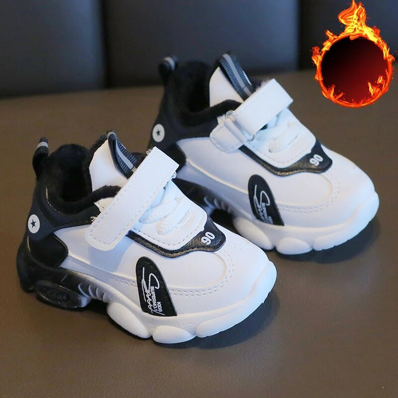 Mergaičių sportbačiai kūdikiams mažiems vaikams Madingi vaikų sportbačiai žiemai Nauji mergaičių sportiniai bateliai vaikams, vilnoniniai laisvalaikio batai