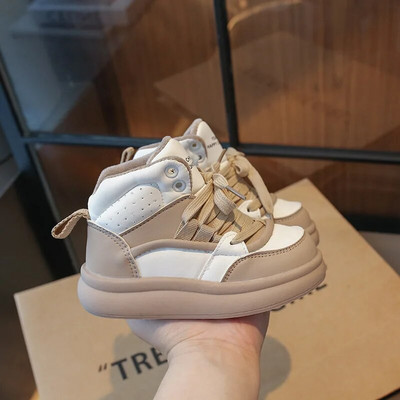 Dječja ležerna obuća Novo za djevojčice Zimske plišane tople cipele Cipele s mekim dnom Dječja modna obuća za daske Dječaci Pamučne sportske cipele