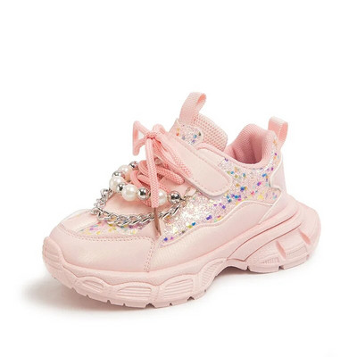 Lapsed Spordijalatsid Tüdrukud Pehme tallaga Kevad Sügis Talv Uued Nahast kingad PU Vaba aeg Pehme tallaga poistele Tossud Tüdrukute kingad