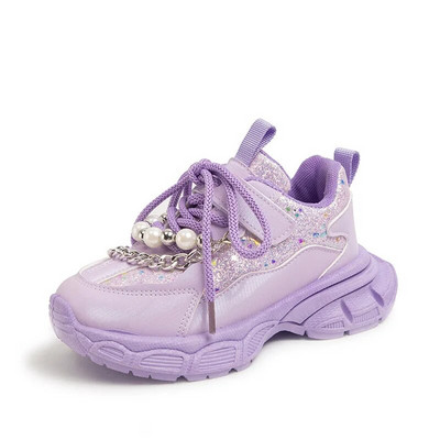 Lapsed Spordijalatsid Tüdrukud Pehme tallaga Kevad Sügis Talv Uued Nahast kingad PU Vaba aeg Pehme tallaga poistele Tossud Tüdrukute kingad