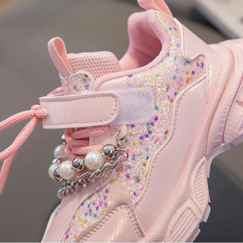 Lapsed Spordijalatsid Tüdrukud Pehme tallaga Kevad Sügis Talv Uued Nahast kingad PU Vaba aeg Pehme tallaga poistele Tossud Tüdrukute kingad