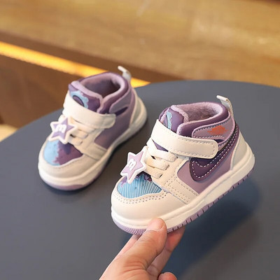 Dječja modna pamučna obuća Dječja zimska novost Udobne dječje ležerne tenisice Sportske tenisice za hodanje Cipele za malu djecu s mekim potplatom