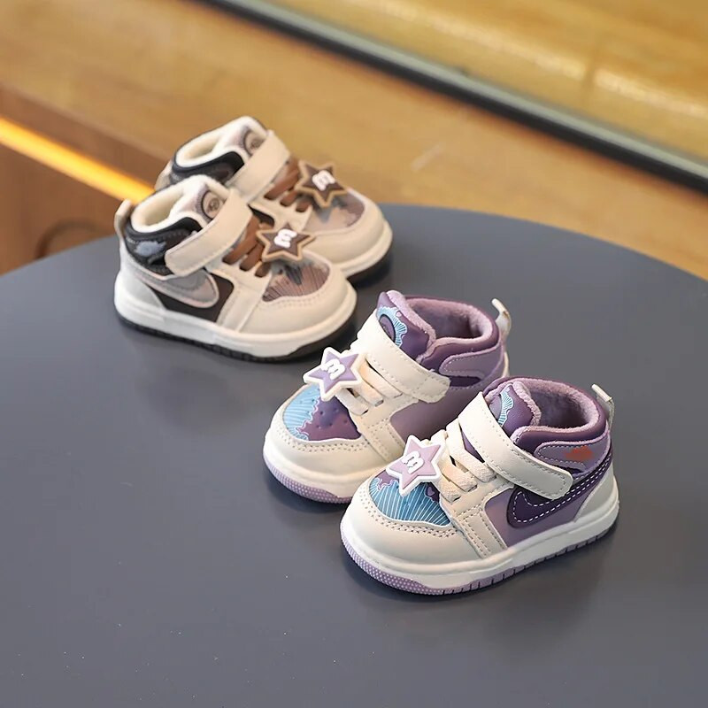 Dječja modna pamučna obuća Dječja zimska novost Udobne dječje ležerne tenisice Sportske tenisice za hodanje Cipele za malu djecu s mekim potplatom