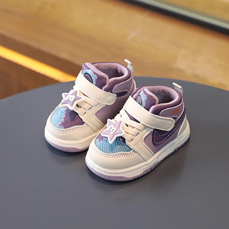 Dječja modna pamučna obuća Dječja zimska novost Udobne dječje ležerne tenisice Sportske tenisice za hodanje Cipele za malu djecu s mekim potplatom